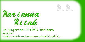 marianna mitak business card